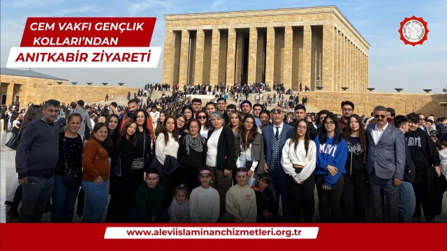 Cem Vakfı Gençlik Kolları’ndan Anıtkabir ziyareti